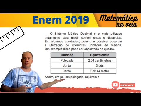 Conversão de Unidades (ENEM 2019)
