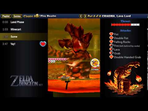 Legend of Zelda Spirit Tracks Walkthrough 08 (8/8) "Fire Temple Boss: CRAGMA"