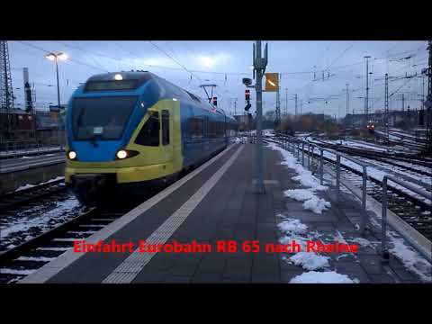 Zugverkehr Münster Hbf 12.12.2017 HD