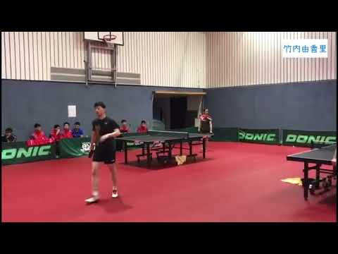 Table Tennis The result of a female veteran Ryuja challenging the absolute champion, Ma Long