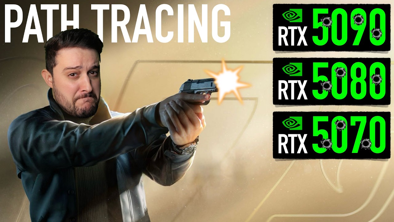 007 First Light - Path Tracing Update Destroys Every GPU!!! (5090, 5080, 5070 tested)
