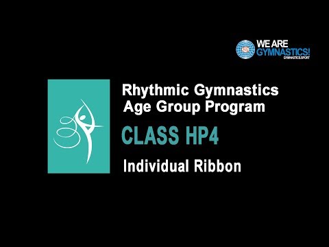 Rhythmic Gymnastics Age Group Program - CLASS HP4 Individual Ribbon