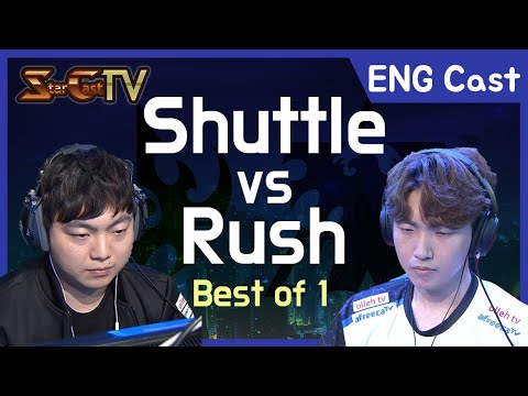 [ENG] Shuttle vs Rush on Neo Sylphid (PvT) - Starcraft Remastered (StarCastTV English)