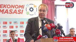 CHP EKONOMİ MASASI PROGRAMI KARABÜK