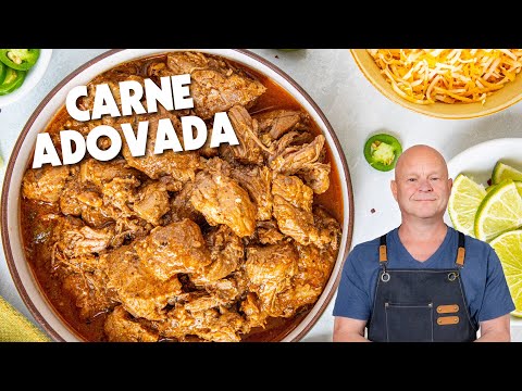 Carne Adovada (New Mexico Red Chile Pork) | Rich Red Chile Gravy + Fall-Apart Tender