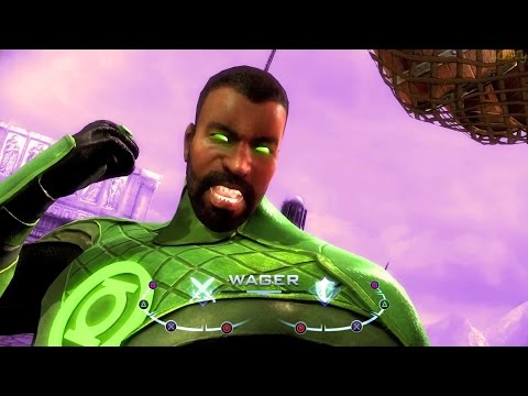 Injustice: Gods Among Us - John Stewart All Unique Clash Quotes