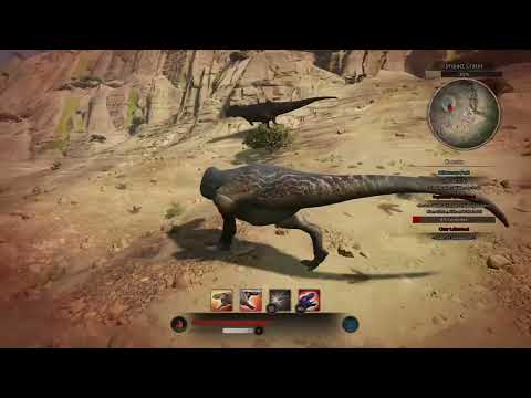 Rex vs Giga, 1v2, plus a raptor kill