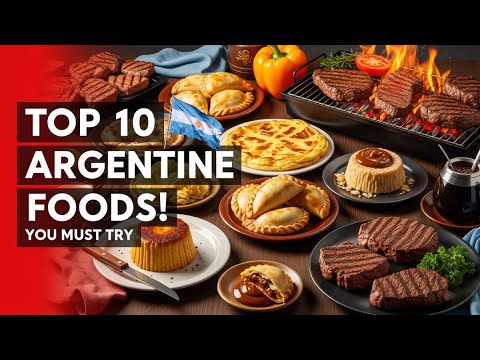 Top 10 Argentine Foods You MUST Try 🇦🇷  Best Dishes from Argentina
