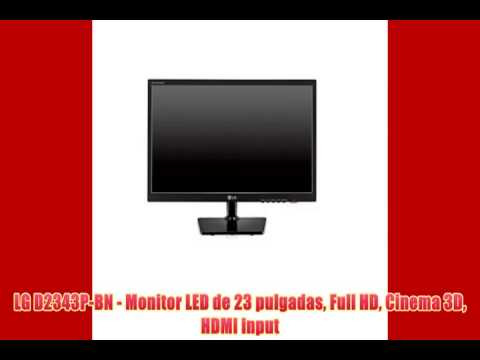 LG D2343P-BN - Monitor LED de 23 pulgadas Full HD Cinema 3D HDMI input