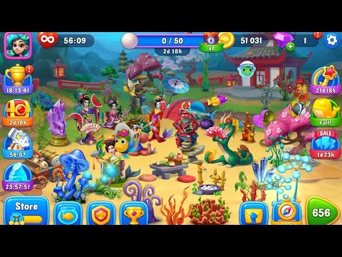 Fishdom,Level-656 to Level-660 Super Hard Level,Beautiful Fish🐠 Aquarium