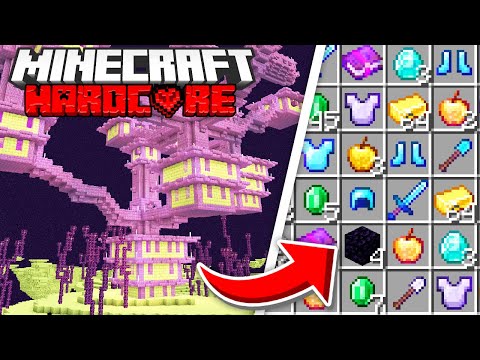 Looting End Cities in Minecraft Hardcore…