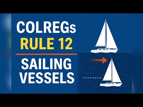 COLREGs Rule 12 – Sailing Vessels | Full Explanation for Seafarer & Orals Prep.ROR, Rule of the road