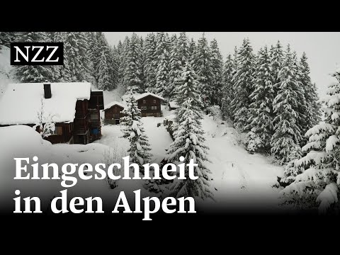 Lawinen, Einsamkeit und viele Vorräte: Winter auf einer Schweizer Alp  | NZZ