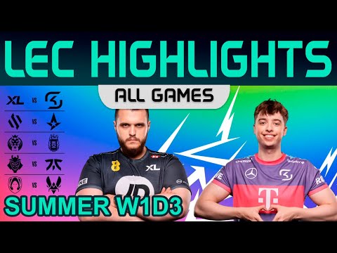 LEC Highlights Week1 Day3 LEC Summer 2023 All Games By Onivia