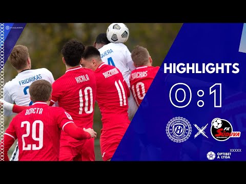 Optibet A lyga 2 turas: FC Hegelmann Litauen x FK Sūduva | HIGHLIGHTS