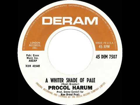 1967 HITS ARCHIVE: A Whiter Shade Of Pale - Procol Harum (mono 45 single version)