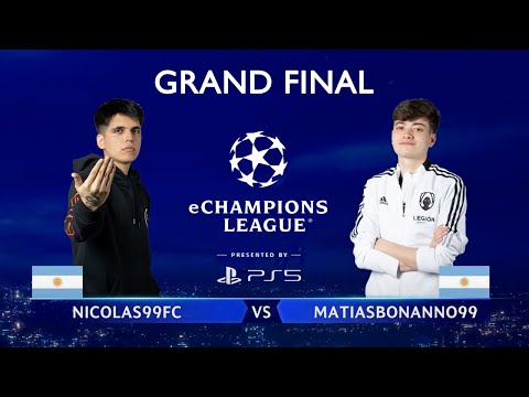 MATIASBONANNO99 vs NICOLAS99FC | eChampions League Grand Final | FIFA 22