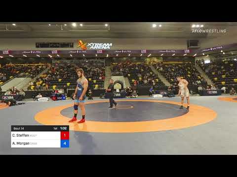 86 Kg Round Of 16 - Caden Steffen, Mustang Wrestling Club Vs Andrew Morgan, SPAR - TMWC