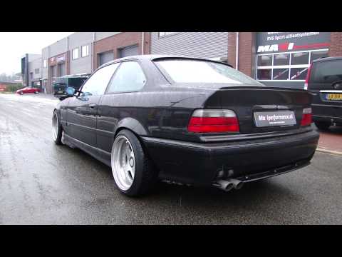 BMW E36 M3 380HP Race exhaust system BRUTAL SOUND by Maxiperformance