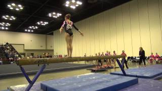 Lauren Beckwith Lv10 Buckeye, Beam 2015CircleofStars