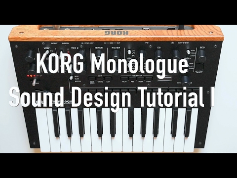KORG Monologue - Sound Design Tutorial I