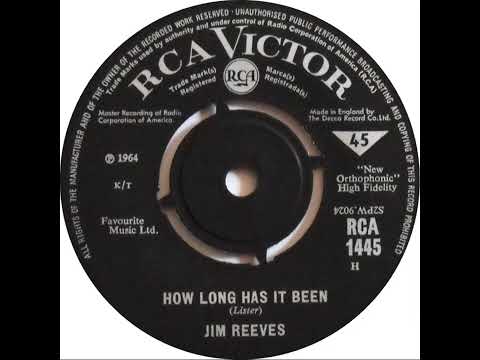 UK New Entry 1965 (121) Jim Reeves - How Long Has It Been