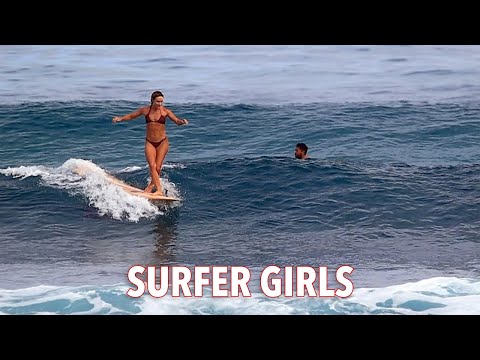 Surf Girls in Slow Motion | SURFING HAWAII