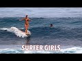 Surf Girls In Slow Motion SURFING HAWAII