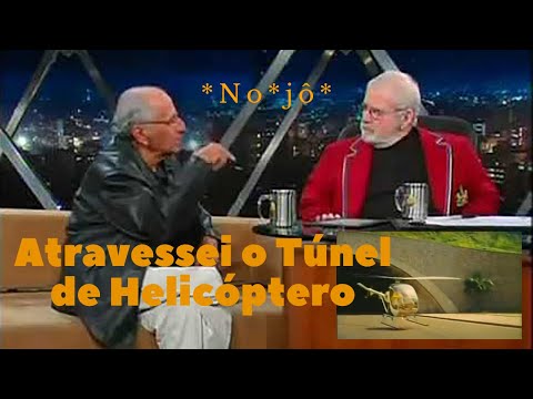 Entrevista no Jô Soares Comandante Nascimento Helicóptero no Túnel do Pasmado com Roberto Carlos.