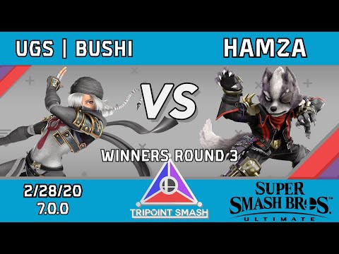 Tripoint Smash 99 - Winners Round 3 - UGS | Bushi(Sheik) Vs. Hamza(Wolf)
