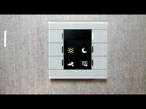 MDT Glass Push button II |  Future Smart Home Automation in a glance