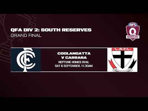 LIVE QFA DIV 2 SOUTH RESERVES - Coolangatta v Carrara