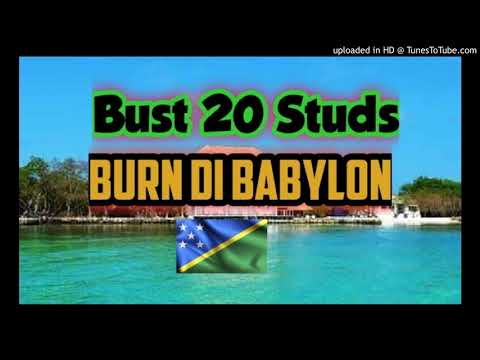 Bust 20 Studs - BURN DI BABYLON