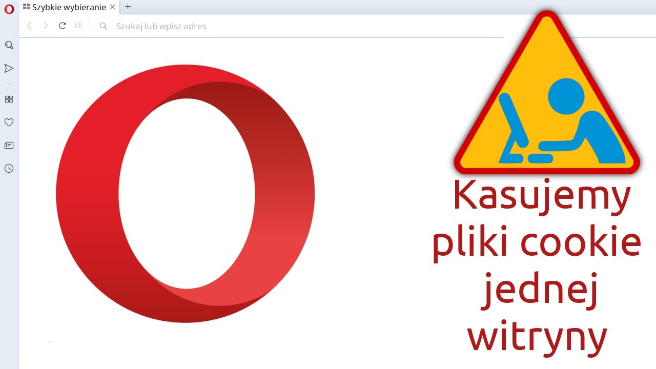 Kasowanie cookies (ciasteczek) wybranej witryny w przeglądarce Opera