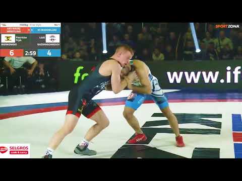 FS 65 kg: K. Bieńkowski vs S. Gazimagomedov (1/9)