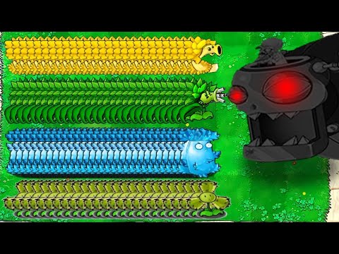 Team Gatling Pea vs Team Gigazombies PVZ Mod Hack | Who Will Win?
