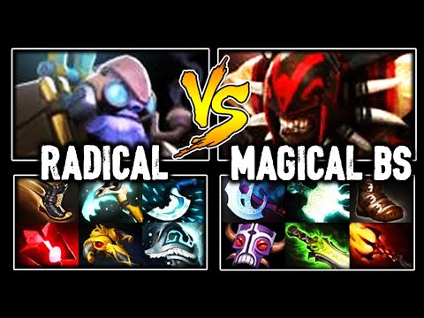 Radical Crazy [Tinker] God vs Magical Burst [BloodSeeker] - Insane Comeback Dota 2