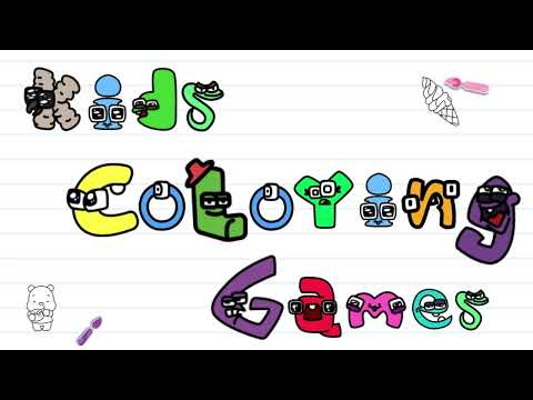 Alphabet Lore Coloring Pages Educational Activity for Kids