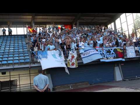 MFF-fansen hyllar laget efter segern mot Ventspils