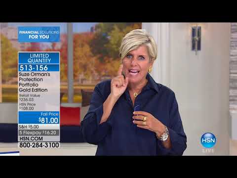 HSN | Suze Orman Financial Solutions for You 09.24.2017 - 09 PM