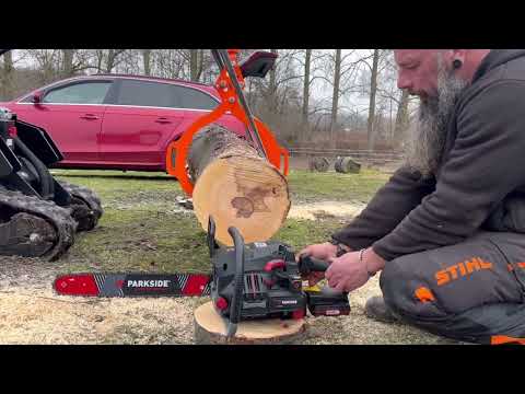 Parkside PPBKS E-Start vs. Stihl MS280C, Scheppach MKL 730 und die Sägebahn Upgraden