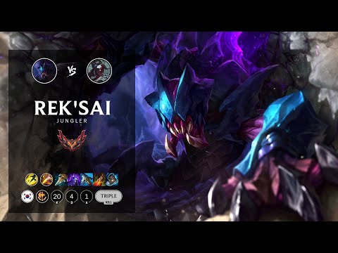 Rek'Sai Jungle vs Kayn - KR Grandmaster Patch 12.6