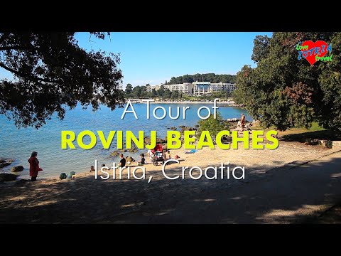 Rovinj beaches - Explore the beaches at Rovinj within walking distance of the town.