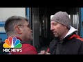 Best Friends Say Goodbye As Russian Invasion Of Ukraine Forces Separation