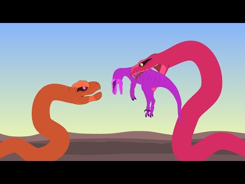 Gigantophis vs. Titanoboa | Animation