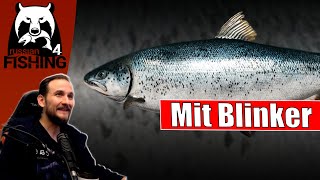 Russian Fishing 4 - Wolchow - Blinker auf Lachs