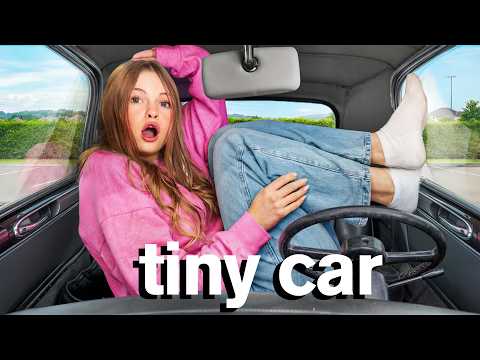 My Daughter TRAPPED IN TINY CAR *Security Cameras*