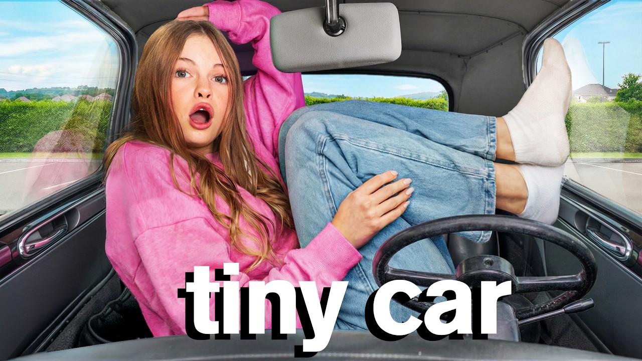 My Daughter Survives WORLD'S TINIEST CAR ft/ MrBeast