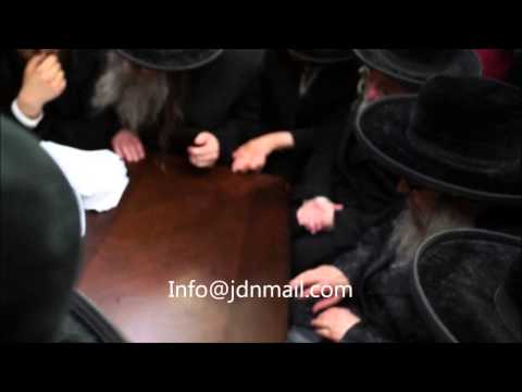 Satmar Rebbe  R' Aharon Menachem Ovel Tosh Rebbe - Elul 5775