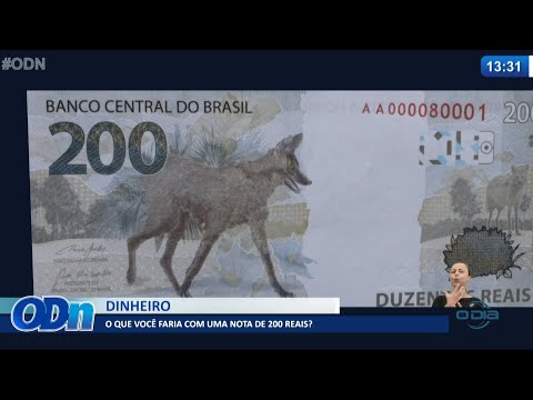 Repórter avalia grau de contato de populares com a nota de R$ 200 18 06 2021